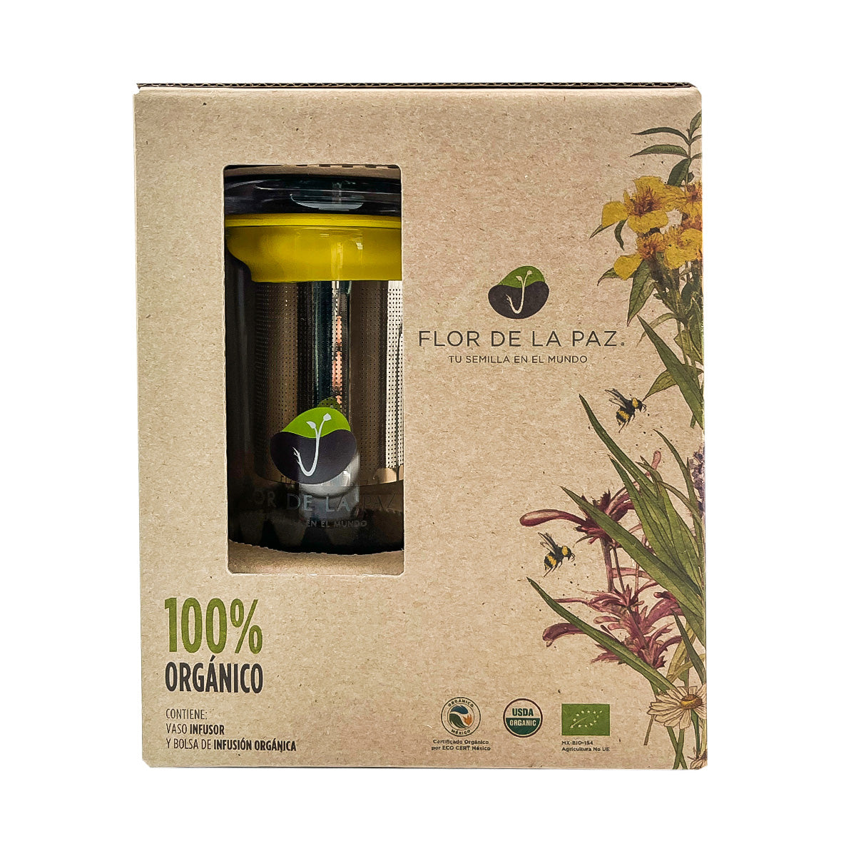 KIT VASO DIFUSOR | FLOR DE LA PAZ